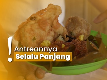 Cobain Kuliner Bandung, Lontong Siram Sambal Oncom Khas Cibadak