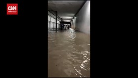 VIDEO: Rel Terendam, Kereta Bandara Hanya Sampai Stasiun Batu Ceper