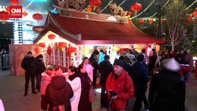 VIDEO: Tarian Naga dan Barongsai Meriahkan Perayaan Imlek di Rusia