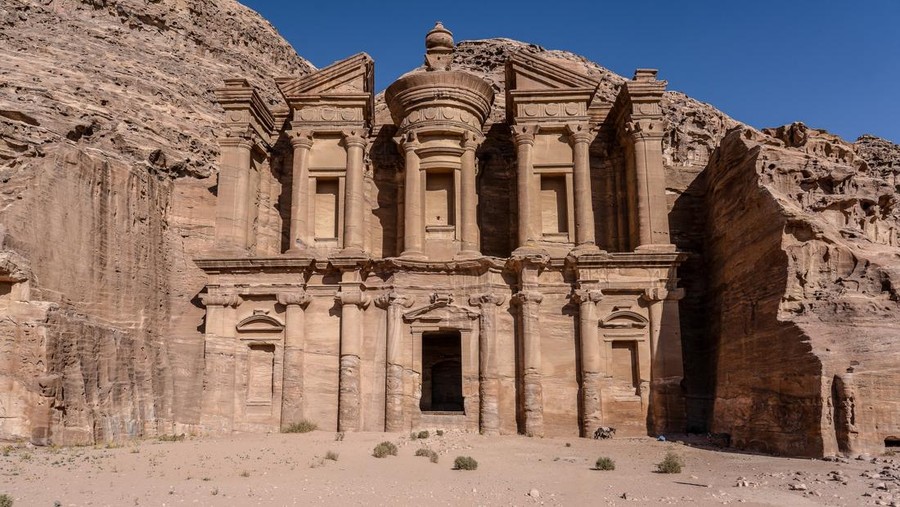 Ilustrasi Yordania Petra Ilustrasi Yordania Petra