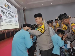 Tingkatkan Keimanan Anggota, Polres Blitar Peringati Isra Miraj