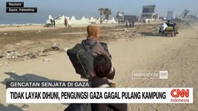 VIDEO: Tidak Layak Dihuni, Pengungsi Gaza Gagal Pulang Kampung