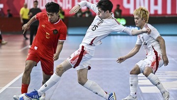 Timnas Futsal Indonesia Tertinggal 1-3 dari Argentina di Babak Pertama