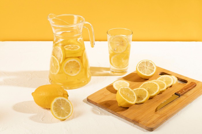 Campuran air lemon yang menyegarkan/ Foto: Freepik