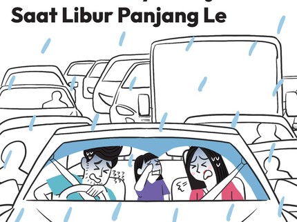 Ubur-ubur Ikan Lele, Ini Lho Rasanya Banjir Saat Libur Panjang Le