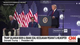 VIDEO: Trump Salahkan Biden-Obama soal Kecelakaan Pesawat & Helikopter