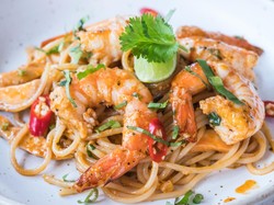 Resep Spaghetti Tumis Udang dan Cabe yang Mulur Pedas