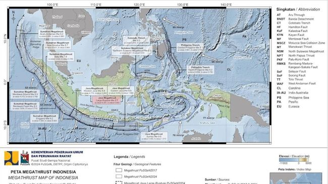 Jakarta Tsunami 1,8 Meter, Kapan Megathrust Selatan Jawa ‘Meledak’?