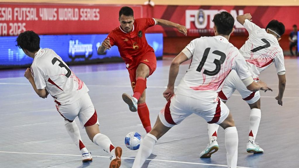 Momen Timnas Futsal Indonesia Sikat Jepang di Ajang Internasional