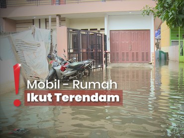 Curah Hujan Tinggi, Sejumlah Daerah Jakarta Banjir-Warga Sulit Beraktivitas