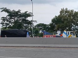 Penyebab Bus Tabrak Tiang Penanda Exit Tol Purwodadi, Diduga Sopir Lalai
