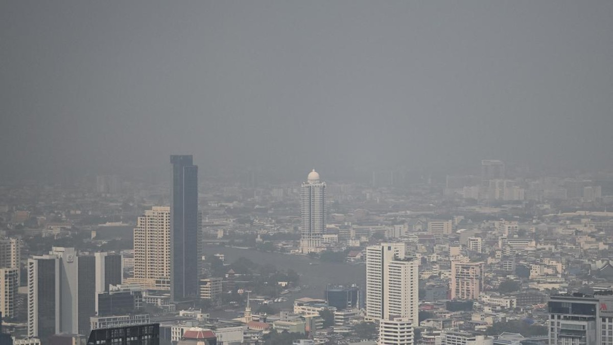 FOTO: Polusi Udara Memburuk di Bangkok, Ratusan Sekolah Ditutup