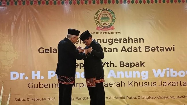 Gubernur DKI Jakarta terpilih Pramono Anung bakal merombak gapura batas kota hingga kecamatan yang ada di Jakarta demi menonjolkan budaya Betawi.