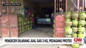 VIDEO: Pengecer Dilarang Jual Gas 3 Kg, Pedagang Protes