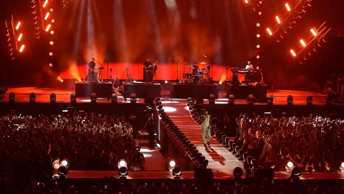 FOTO: Gebrak Energik Maroon 5 Saat Konser di Jakarta