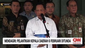 VIDEO: Mendagri: Pelantikan Kepala Daerah 6 Februari Ditunda