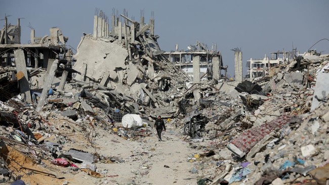 Negara-negara Arab dukung proposal rekonstruksi Jalur Gaza ide Mesir, untuk bangun kembali wilayah itu pasca agresi Israel.
