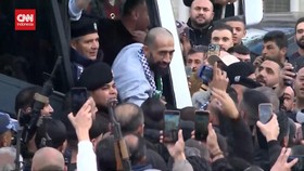 VIDEO: Warga Palestina Sambut Tawanan yang Dibebaskan Israel