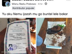 Heboh Ijazah Lulusan SMA Colomadu Berakhir Jadi Bungkus Pecel Lele