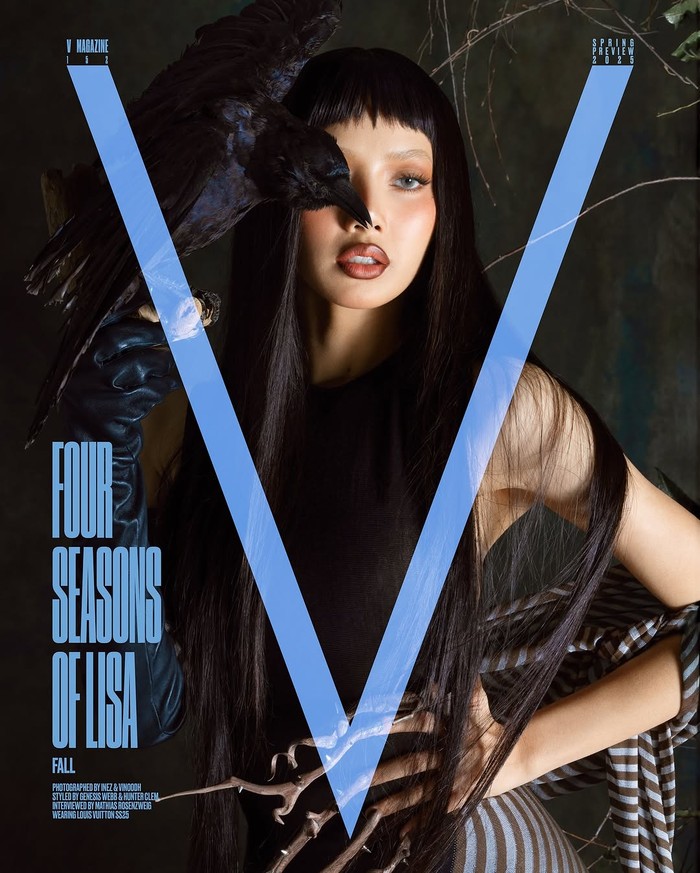 Ini bukan pertama kalinya ia mejeng di cover majalah fashion asal Amerika Serikat tersebut. Diberi nama ‘FOUR SEASONS OF LISA’, pemotretan kali ini menampilkan empat style sang idola yang berbeda, mewakili empat musim di dunia./ Foto: x.com/vmagazine