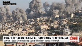 VIDEO: Israel Ledakan Sejumlah Bangunan di Tepi Barat