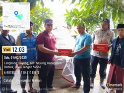 Kemensos Salurkan Bantuan untuk Warga Demak Terdampak Banjir