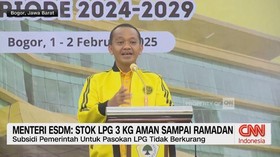 VIDEO: Menteri ESDM: Stok LPG 3 Kg Aman Sampai Ramadan