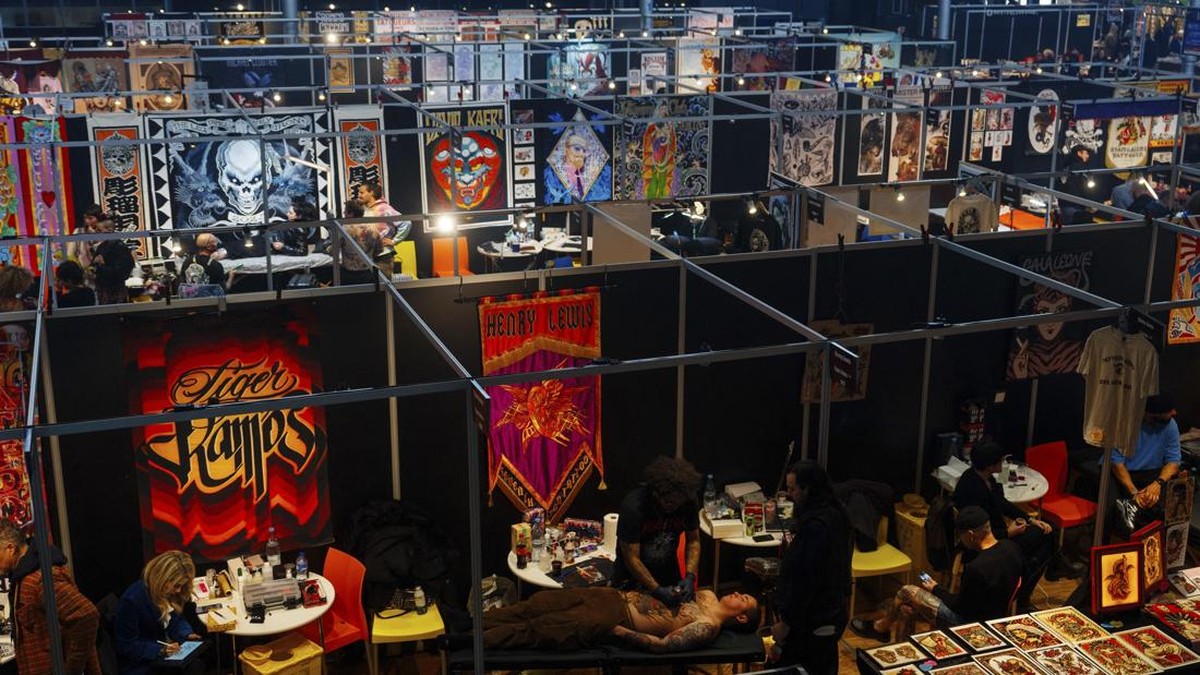FOTO: Mondial du Tatouage, Pesta Tinta dan Seni di Jantung Paris