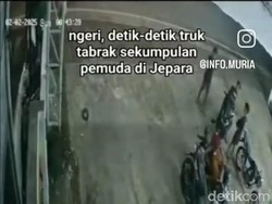 Viral Video Truk Tabrak Sejumlah Orang di Jepara, Polisi: 1 Korban Tewas
