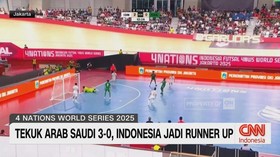 VIDEO: Tekuk Arab Saudi 3-0, Indonesia Jadi Runner-up