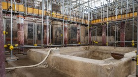 FOTO: Penampakan Pemandian Air Panas Mewah di Situs Kuno Pompeii