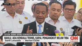 VIDEO: Bahlil: Ada Kendala Teknis, Kapal Pengangkut Belum Tiba
