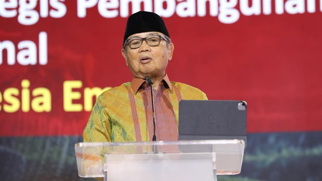 Ketua Dewan Pakar TKN Prabowo-Gibran, Burhanuddin Abdullah menyebut konsep Badan Penerimaan Negara sudah lengkap. Tapi pembentukan bergantuk Prabowo.