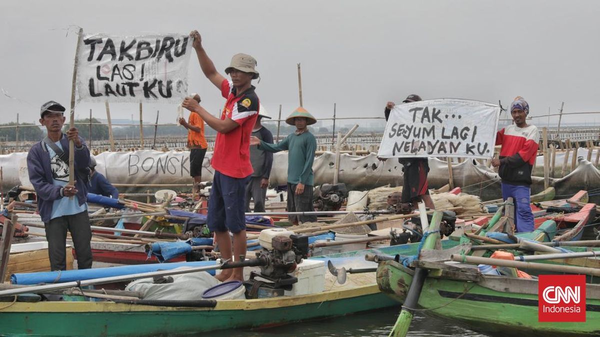 Pagar Laut Tangerang Terbongkar, Nelayan Minta Perketat Pengawasan