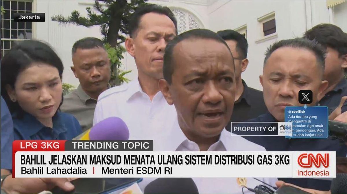 VIDEO: Bahlil Jelaskan Maksud menata Ulang Sistem Distribusi Gas 3 Kg