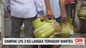 VIDEO: Dampak LPG 3 Kg Langka Terhadap Warteg