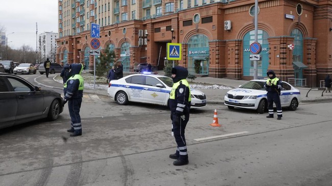 FOTO: Ledakan Bom di Moskow Tewaskan Bos Mafia Sekutu Putin