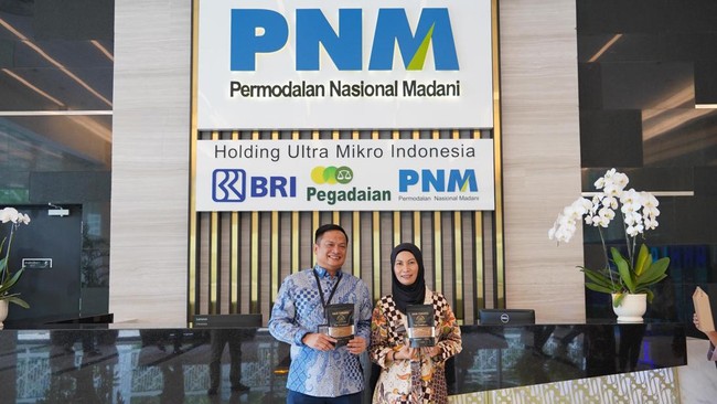 Ida menyampaikan terima kasih atas bantuan PNM dalam membantu mengembangkan kemasan produk menjadi lebih menarik dan pemasaran produk abon tongkol miliknya.
