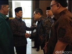 Jajaran Menteri Kabinet Merah Putih Tiba di Sarasehan Ulama NU