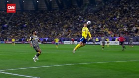VIDEO: Gol Sundulan Spektakuler Ronaldo, Melayang di Udara