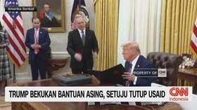 VIDEO: Trump Bekukan Bantuan Asing, Setuju Tutup USAID
