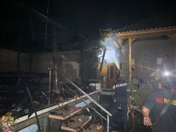 Bale Sari di Tabanan Ludes Terbakar, Kerugian Mencapai Rp 150 Juta