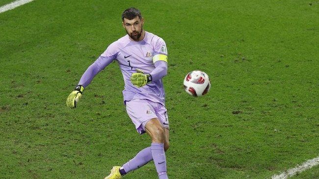 Kapten timnas Australia, Mathew Ryan, mulai mendapatkan kesempatan bermain di klub jelang melawan Timnas Indonesia pada Kualifikasi Piala Dunia 2026.