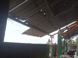 Perbaikan Atap Pasar Senggol Parepare Terhambat Relokasi Pedagang