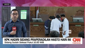 VIDEO: KPK Hadiri Sidang Praperadilan Hasto Hari Ini
