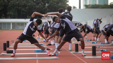 FOTO: Timnas Indonesia Asah Taktik Jelang Piala Asia U-20 2025