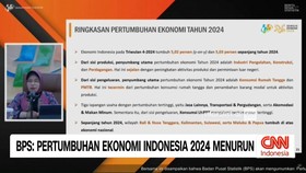 VIDEO: BPS: Pertumbuhan Ekonomi Indonesia 2024 Menurun