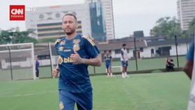 VIDEO: Latihan Perdana Neymar Bersama Klub Liga Brazil Santos