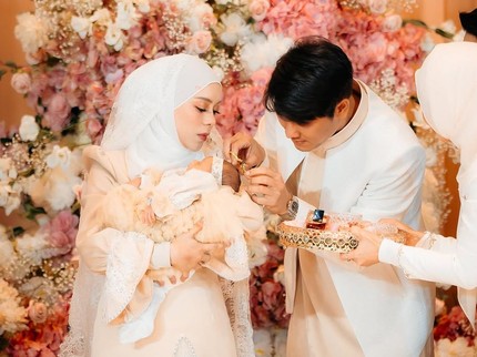 5 Potret Akikah Leshia Putri Lesti Kejora, Mewah Bertabur Bunga