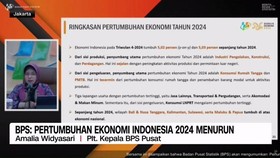 VIDEO: BPS: Pertumbuhan Ekonomi Indonesia 2024 Menurun